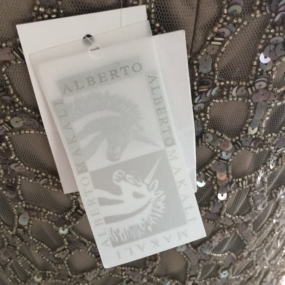 Alberto Makali Long Gown Cover Beading - Picture 8 of 10